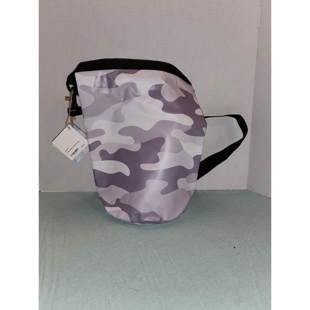 Grey Camo Waterproof Dry Bag Roll Top Backpack Outdoor Beach Bag NEW